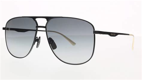 Gucci GG0336S Sunglasses 002 Black/Black / Grey Gradient 